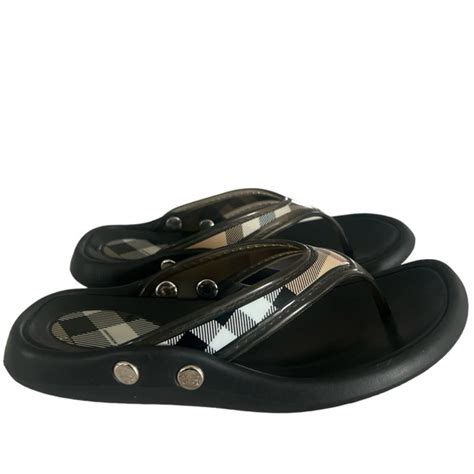 burberry luddington sandal|burberry flip flops for women.